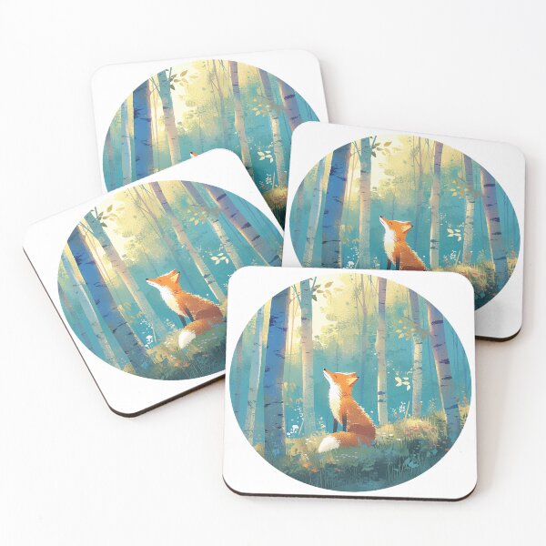 Item preview, Enchanting Fox in Forest designed and sold by Christian Weiss.