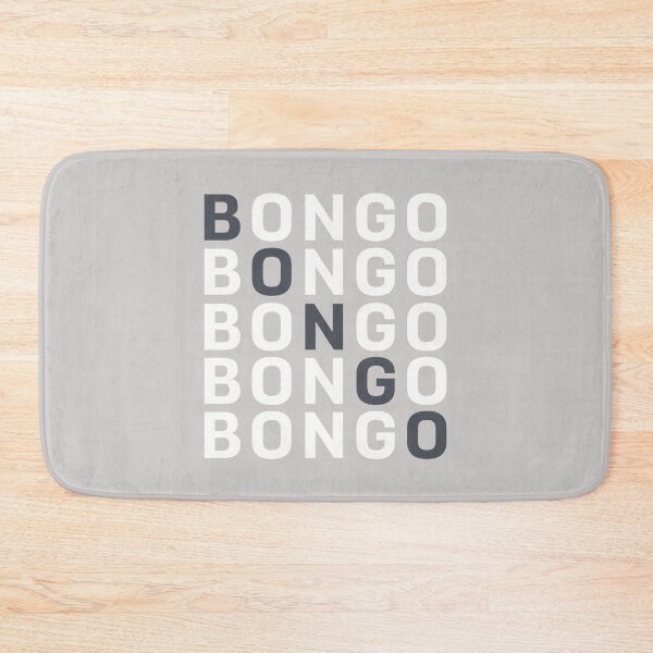 Item preview, Five by five block text BONGO designed and sold by LocalOddball.