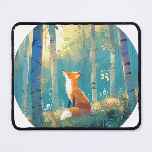 Item preview, Enchanting Fox in Forest designed and sold by Christian Weiss.