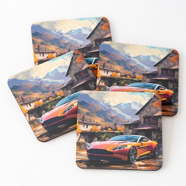 Item preview, Orange Aston Martin DB11 Autum Theme  River Village  designed and sold by RevUpDesign.