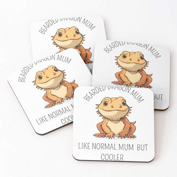Item preview, Bearded Dragon Mum Like Normal Mum But Cooler Cute Lizard Artwork designed and sold by Maciej  Strzelczyk.