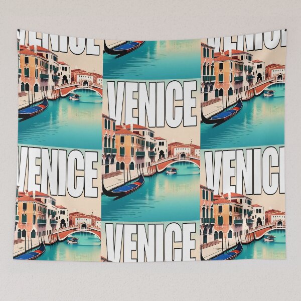 Item preview, Venice, Italy City Illustration Travel Art designed and sold by jessephotoart.