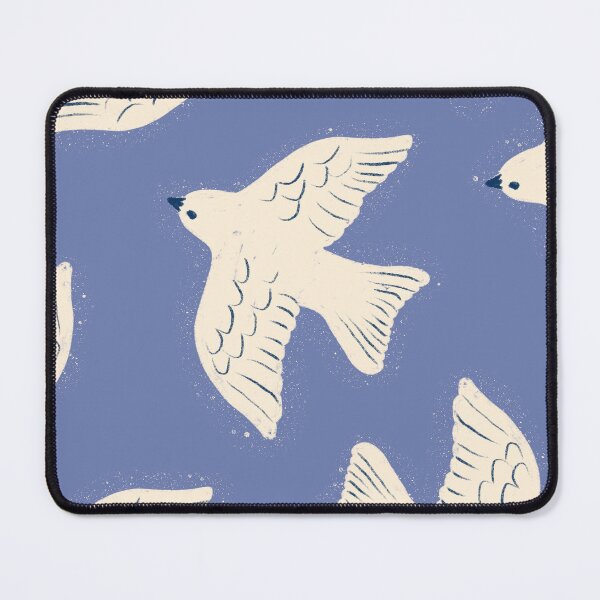 Item preview, White Abstract Bird on a Purple Background designed and sold by Karakhan.
