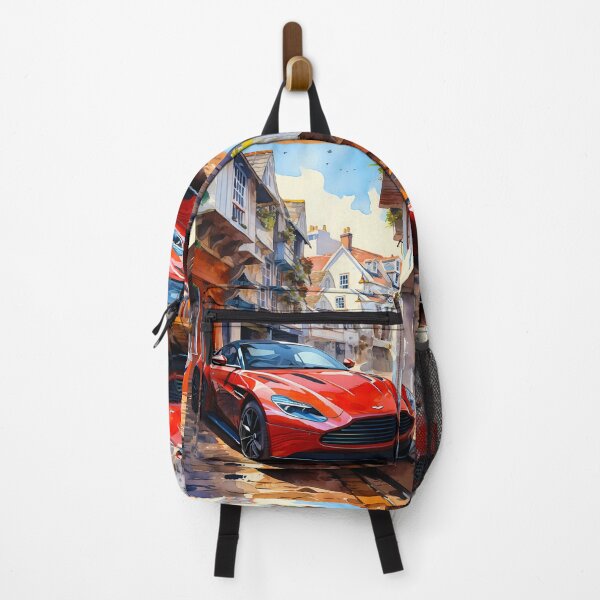 Item preview, Red Aston Martin DB11 In Charming Village designed and sold by RevUpDesign.