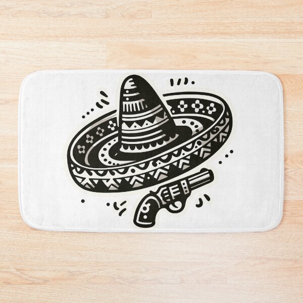 Item preview, Rebellious Riviera: A Striking Sombrero & Pistol, Mexican Frontier Spirit designed and sold by Edgar Ramirez.