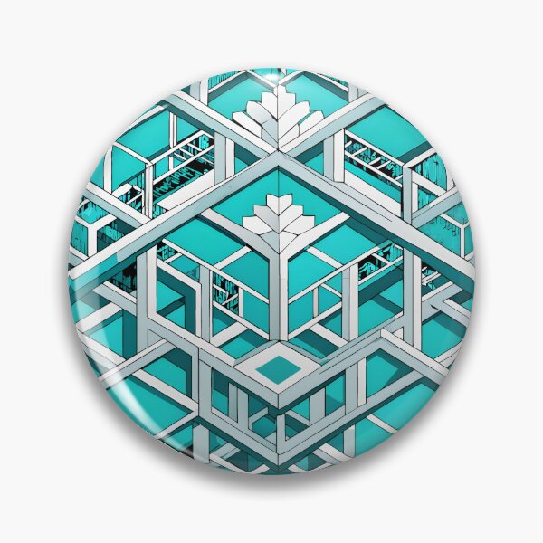 Item preview, Trellis Turquoise and white patterns designed and sold by BlackCatspet1.