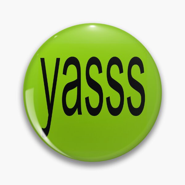Item preview, Yasss brat parody sticker designed and sold by ellanely.