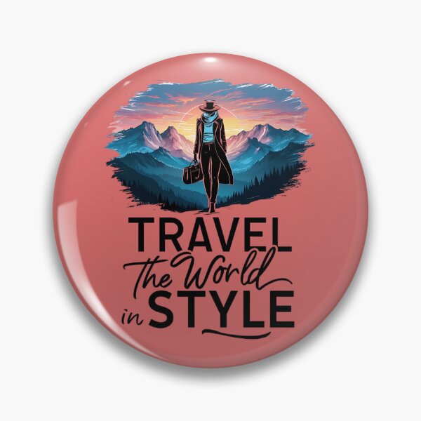 Item preview, fashionable traveler's silhouette T-Shirt designed and sold by hamza243.