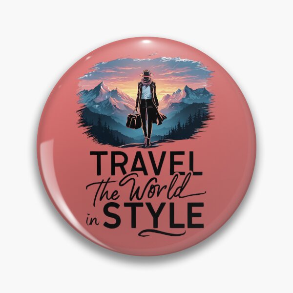 Item preview, fashionable traveler's silhouette T-Shirt designed and sold by hamza243.