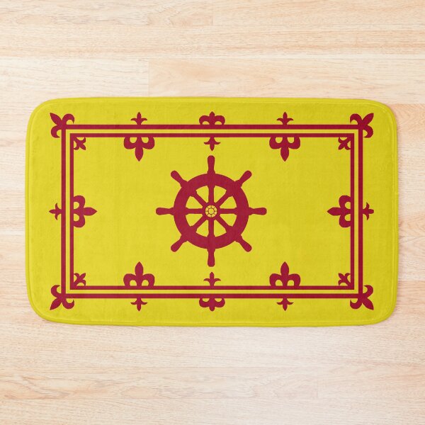 Item preview, Ship Steering Wheel Scottish Royal Banner ('chuibhle stiùiridh na luinge' bratach rìoghail na h-Alba) designed and sold by JonathanR1994.