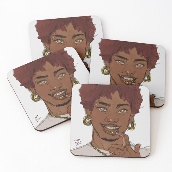 Item preview, Cool black boy portrait designed and sold by kaelidem.