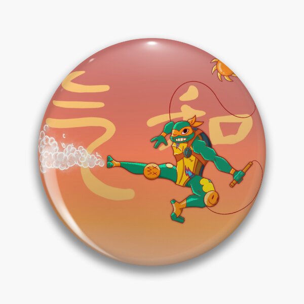 Item preview, ROTTMNT Airbender Mikey - title card  designed and sold by lynnfactorart.