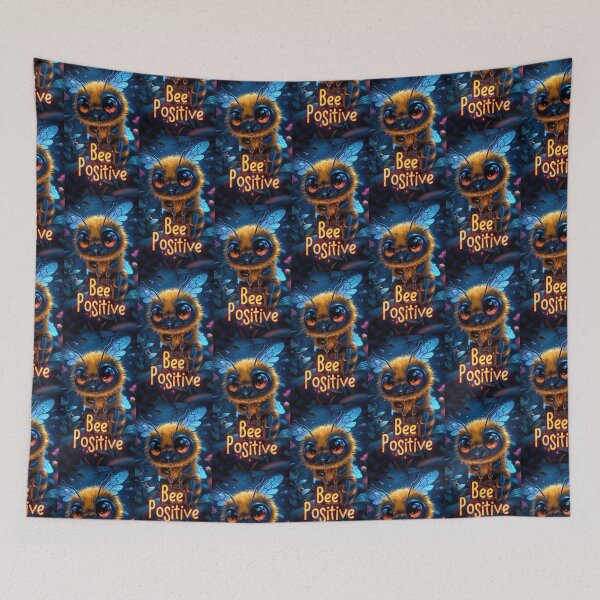Item preview, Bee Positive Glow Bee Bee designed and sold by ART ATTACK ZONE.