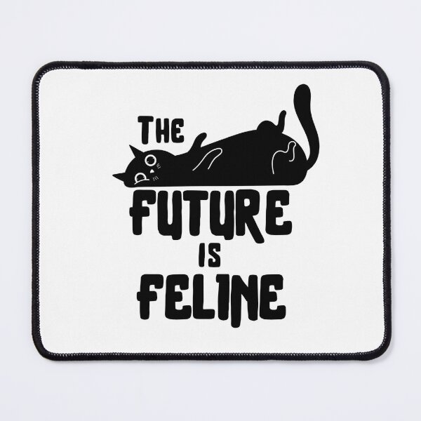 Item preview, The Future is Feline Black Cat designed and sold by StanchionZine.