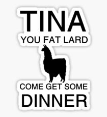Tina du Fett Schmalz Sticker