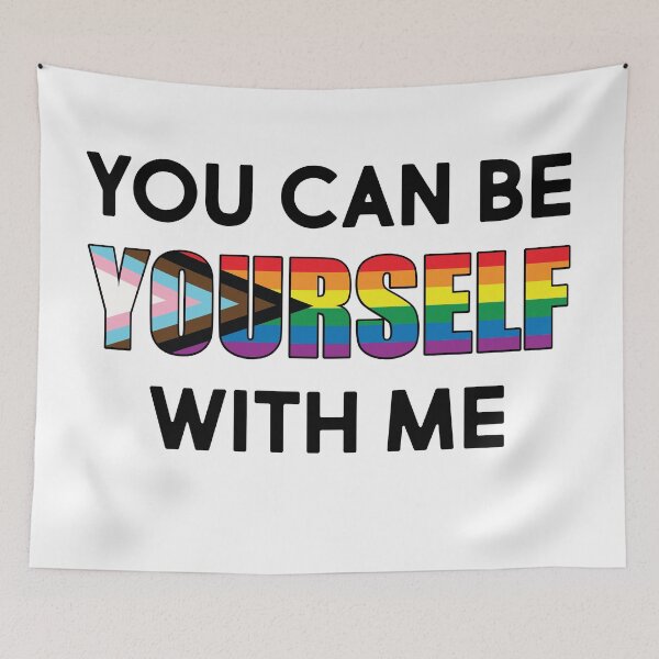 Item preview, Be Yourself With Me designed and sold by pandemicat.