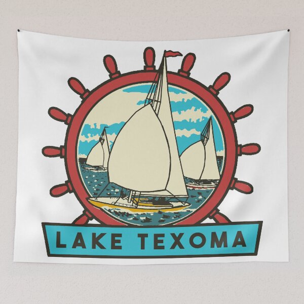 Item preview, Lake Texoma Vintage Style Decal designed and sold by Decal Mania.
