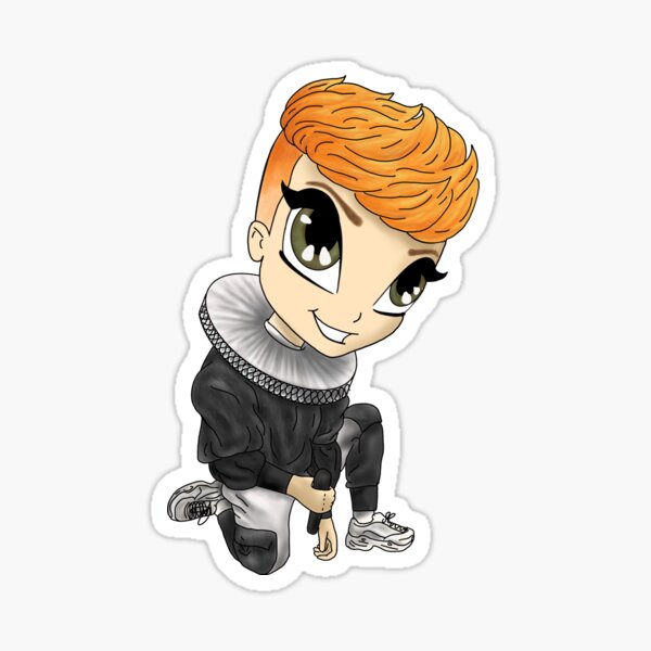 Item preview, Loïc Nottet Candy Halloween Phantomania Cartoon Chibi designed and sold by ciseauxamour.