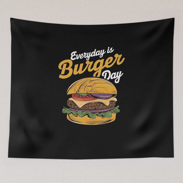 Item preview, Everyday Is Burger Day tee, Funny Food Hamburger Lover Burgers  designed and sold by SlocifieShop.