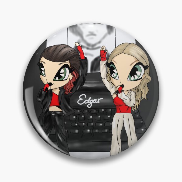 Item preview, Teya Salena Edgar Allen Poe Eurovision 023 Austria Cartoon Chibi designed and sold by ciseauxamour.