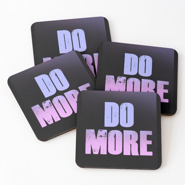 Item preview, DO MORE, motivational word art designed and sold by Sacred Minds Studio.