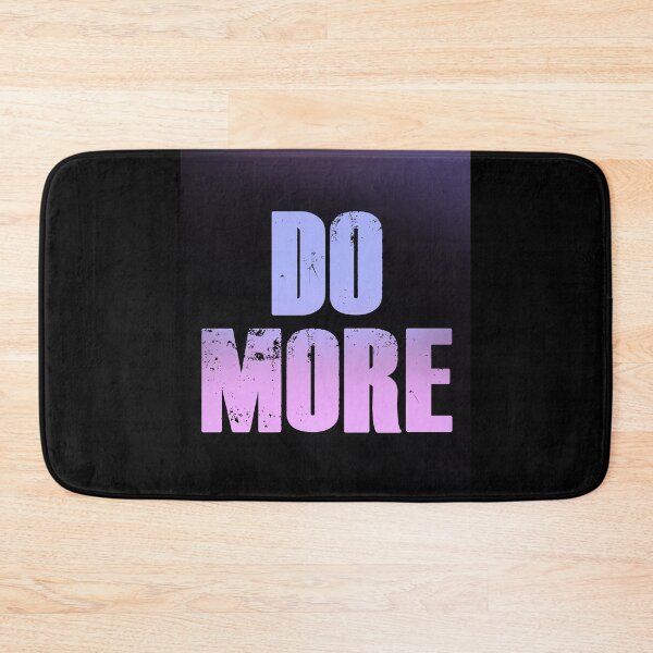 Item preview, DO MORE, motivational word art designed and sold by Sacred Minds Studio.