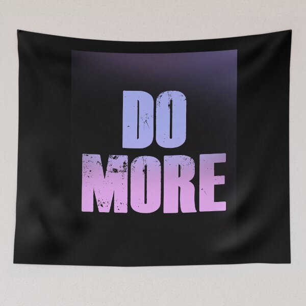 Item preview, DO MORE, motivational word art designed and sold by Sacred Minds Studio.