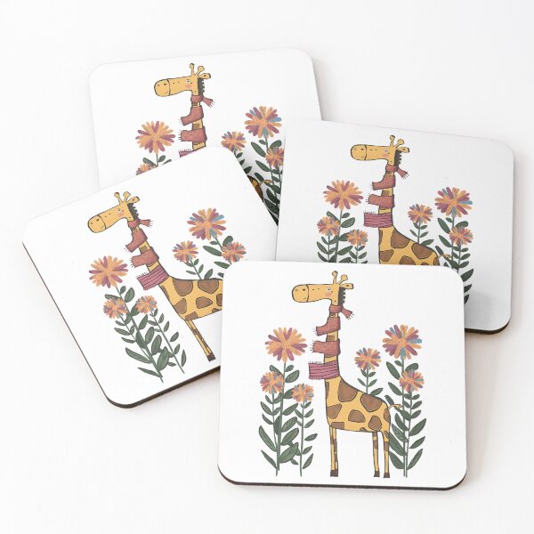 Item preview, Scarfed Giraffe: Floral Fantasy designed and sold by EnchantWearEmpo.