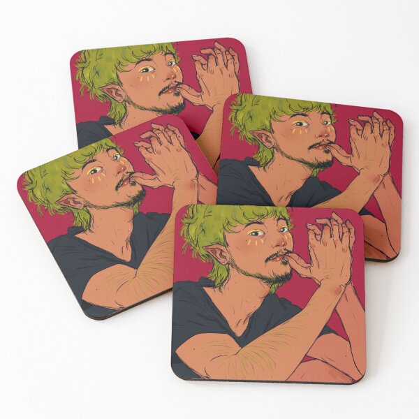 Item preview, Cool green haired boy with makeup designed and sold by kaelidem.