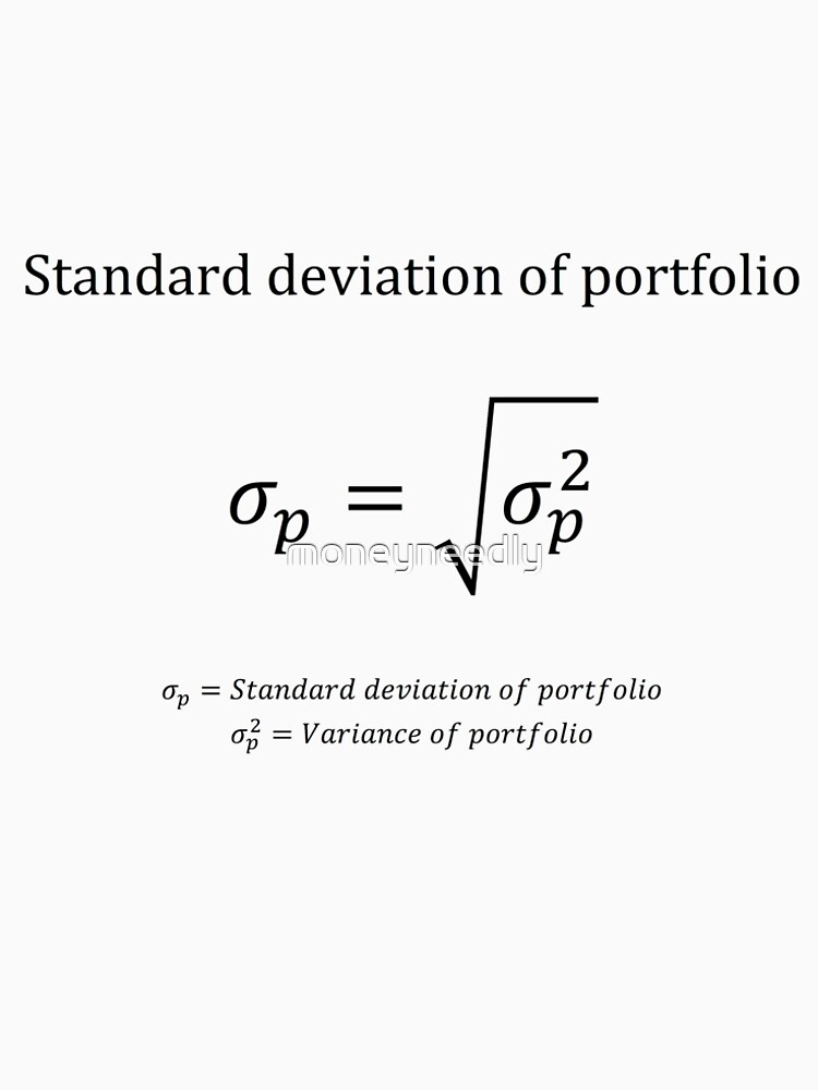 weighted standard deviation portfolio