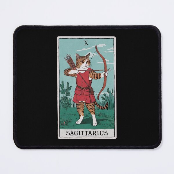 Item preview, Sagittarius Cat Tarot Card - Funny Tarot designed and sold by canvadreamer444.