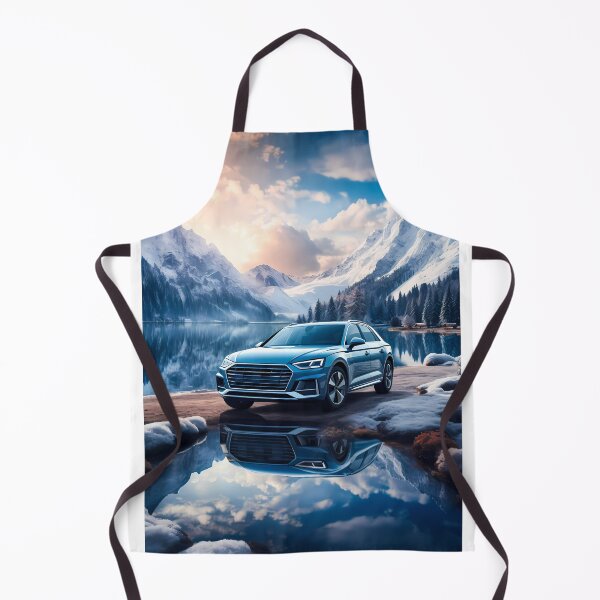 Item preview, Blue Audi A4 Allroad Quattro In Alpine Winter, Combi In Mountains designed and sold by RevUpDesign.