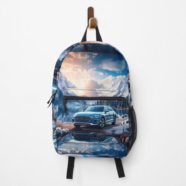 Item preview, Blue Audi A4 Allroad Quattro In Alpine Winter, Combi In Mountains designed and sold by RevUpDesign.