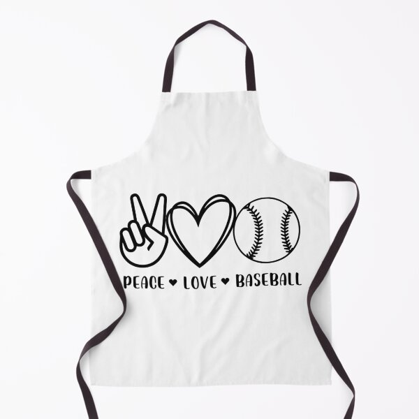 Item preview, Peace love baseball designed and sold by DesignCosmos.