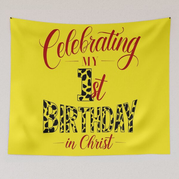 Item preview, First Birthday in Christ designed and sold by ChristCentered.