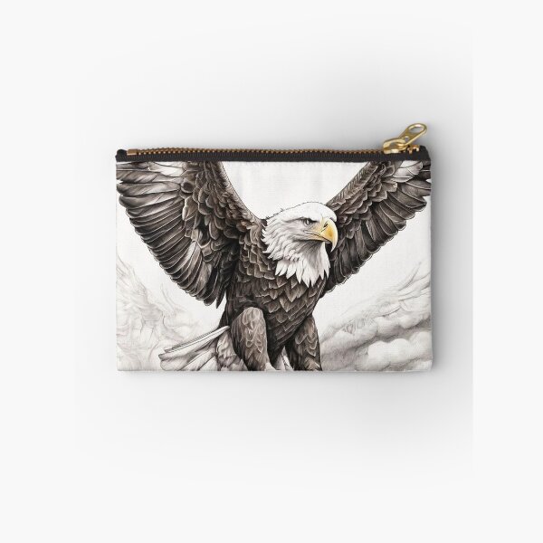 Item preview, Pencil drawn Bald Eagla High Quality Black and White Design designed and sold by Pencil-Art.