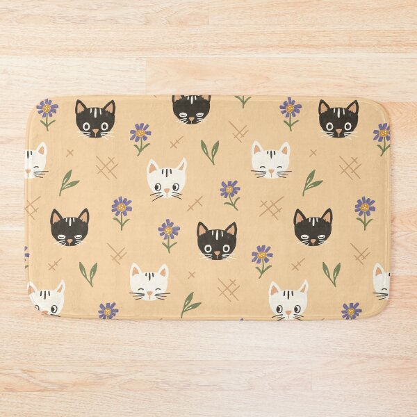 Item preview, Cat Faces and Flowers designed and sold by ohjessmarie.