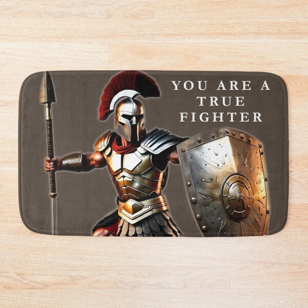 Item preview, You Are a True Fighter - Spartan Warrior Design white designed and sold by StrasznyWilk.