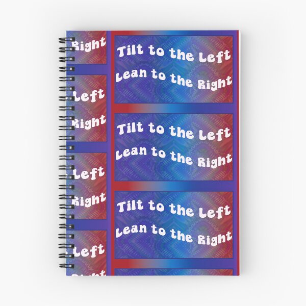 Item preview, Tilt to the left Lean to the Right red and blue tie dye designed and sold by AuroraXGreen.