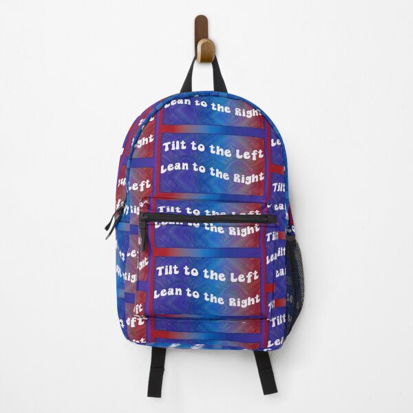 Item preview, Tilt to the left Lean to the Right red and blue tie dye designed and sold by AuroraXGreen.
