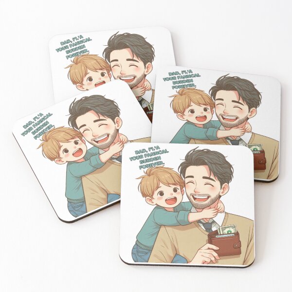 Item preview, Dad i be your fanncal burden forever funny daddys day  designed and sold by freackly.