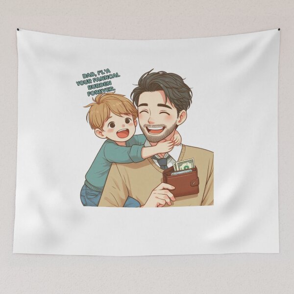Item preview, Dad i be your fanncal burden forever funny daddys day  designed and sold by freackly.