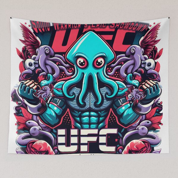 Item preview, Squid Warrior's Epic Showdown: Combat Ink Unleashed designed and sold by OctagonShots.