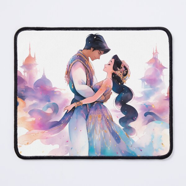 Item preview, Jasmine Princess in Love Watercolor and Pen designed and sold by roll4fun.