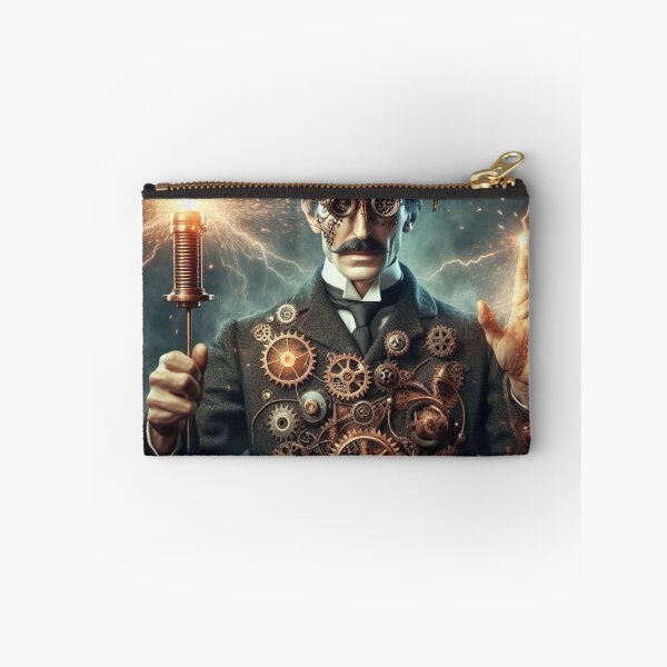 Item preview, Steampunk nikola tesla designed and sold by sevenmountains.
