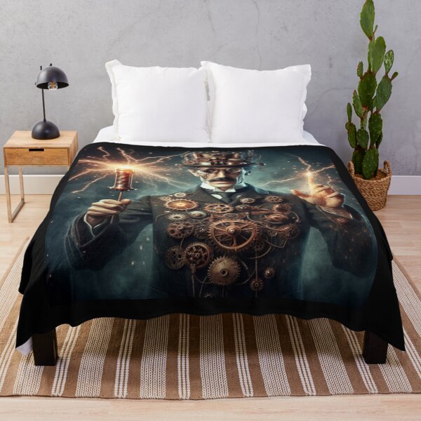 Item preview, Steampunk nikola tesla designed and sold by sevenmountains.