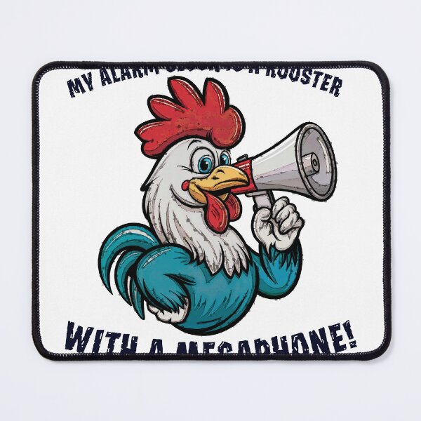 Item preview, Rooster Alarm Clock designed and sold by ForeverPrintsOK.