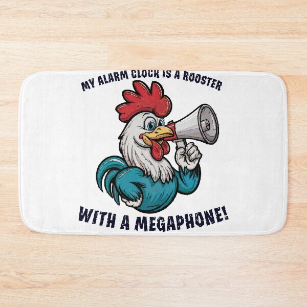 Item preview, Rooster Alarm Clock designed and sold by ForeverPrintsOK.