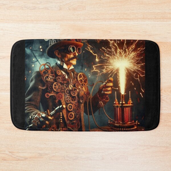 Item preview, Steampunk nikola tesla designed and sold by sevenmountains.