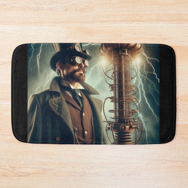 Item preview, Steampunk nikola tesla designed and sold by sevenmountains.